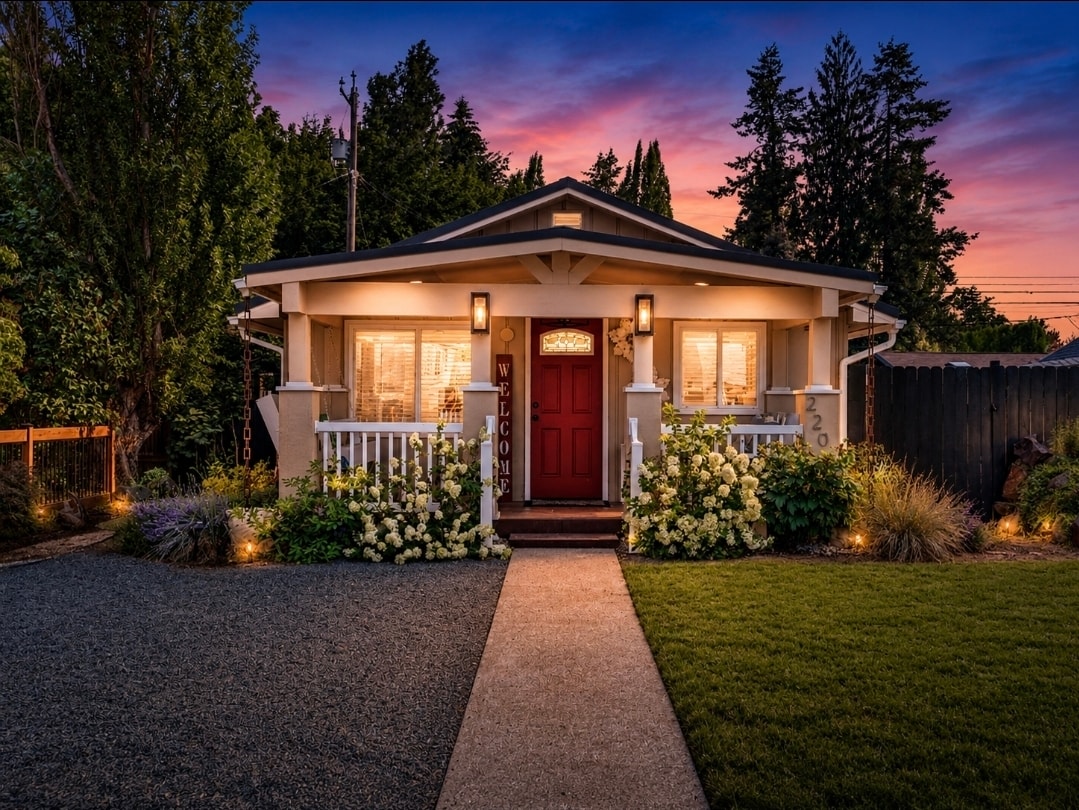 Twilight property photography